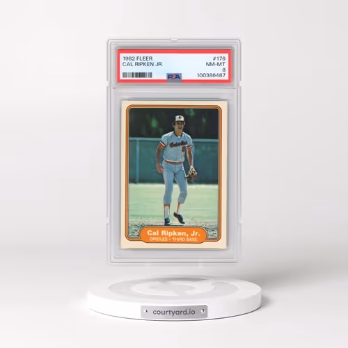 1982 Fleer #176 Cal Ripken Jr. (PSA 8 NM-MT)