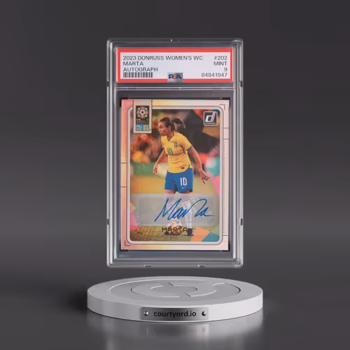 2023 Panini Donruss FIFA Women's World Cup #202 Marta - Autograph (PSA 9 MINT)