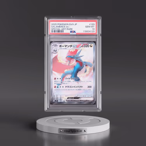 2025 Pokémon SV9-Battle Partners #129 Salamence EX - Holo Special Art Rare (PSA 10 GEM MINT)