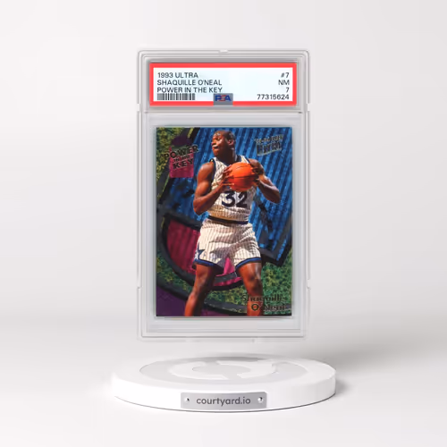 1993 Ultra Power in the Key #7 Shaquille O'Neal (PSA 7 NM)
