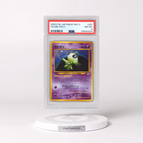 2000 Pokémon Neo 3 #251 Celebi - Holo (PSA 8 NM-MT)