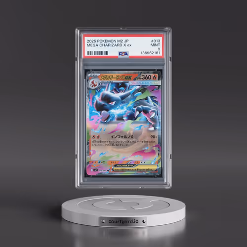 2025 Pokémon M2-Inferno X #013 Mega Charizard X EX - Holo (PSA 9 MINT)