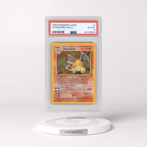 1999 Pokémon Game #4 Charizard - Holo (PSA 6 EX-MT)