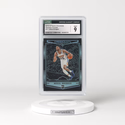 2018 Panini Chronicles #577 Mikal Bridges (CGC 9 MINT)