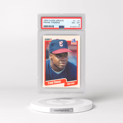 1990 Fleer Update #U-87 Frank Thomas (PSA 8 NM-MT)