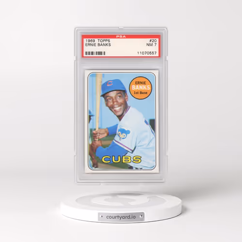 1969 Topps #20 Ernie Banks (PSA 7 NM)