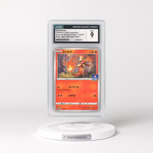 2019 Sword & Shield Promos #112/S-P Charmander - Sept. - Nov. 2020 Gym Pack (CGC 9 MINT)