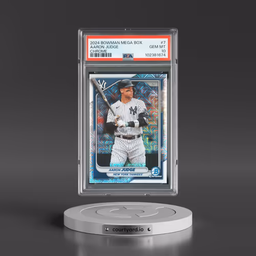 2024 Bowman Mega Box Chrome #7 Aaron Judge (PSA 10 GEM MINT)