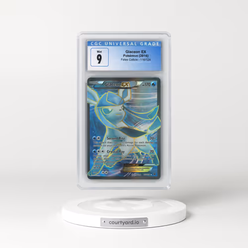 2016 Fates Collide #116/124 Glaceon EX - Holo (CGC 9 MINT)