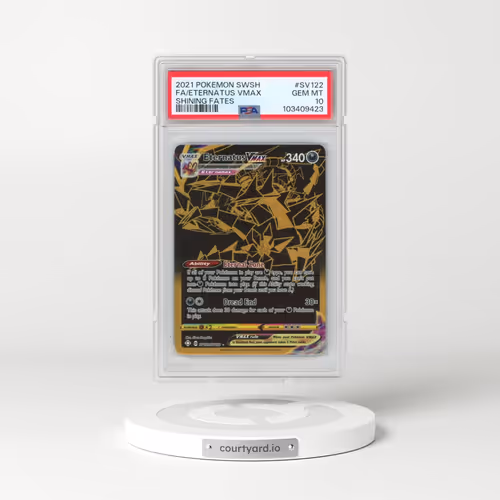 2021 Pokémon Sword & Shield Shining Fates #SV122 Eternatus Vmax - Full Art (PSA 10 GEM MINT)