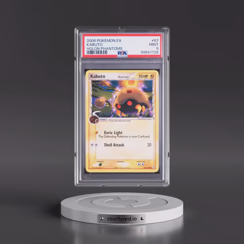 2006 Pokémon EX Holon Phantoms #67 Kabuto (PSA 9 MINT)