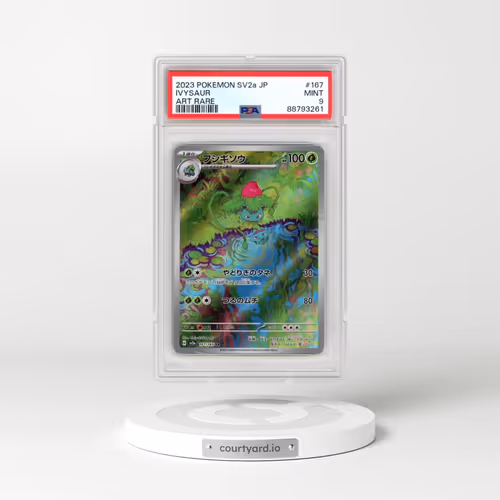 2023 Pokémon Sv2a-Pokemon 151 #167 Ivysaur - Art Rare (PSA 9 MINT)