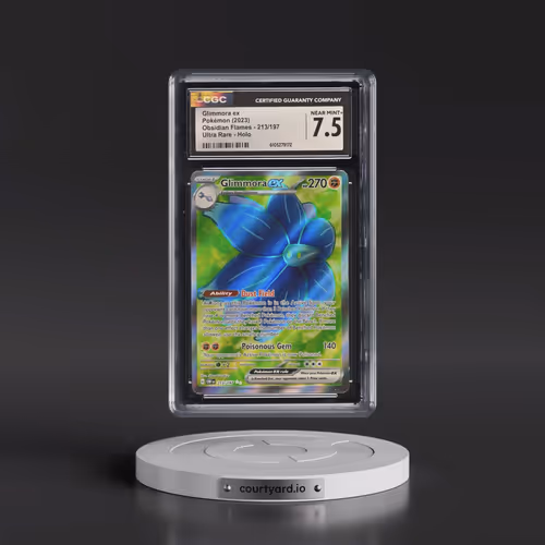 2023 Obsidian Flames - OBF EN #213/197 Glimmora ex - Ultra Rare Holo (CGC 7.5 NM+)