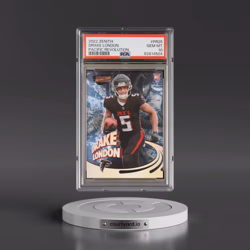 2022 Panini Zenith Pacific Revolution #PR25 Drake London (PSA 10 GEM MINT)