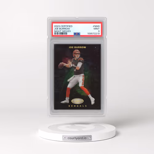 2023 Panini Certified Night Moves #NM9 Joe Burrow (PSA 9 MINT)