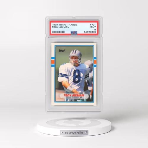 1989 Topps Traded #70T Troy Aikman (PSA 9 MINT)