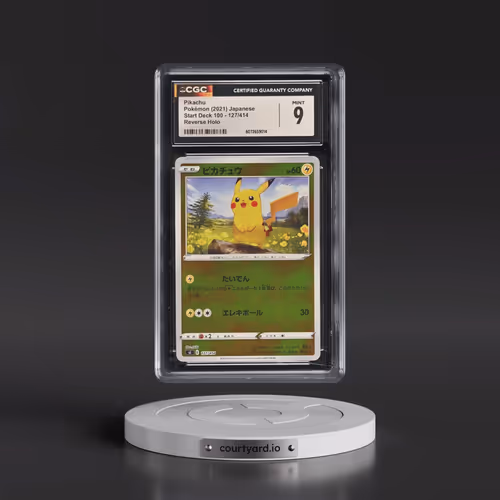 2021 Start Deck 100 #127/414 Pikachu - Reverse Holo (CGC 9 MINT)