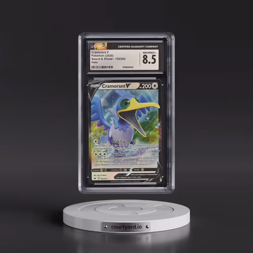 2020 Sword & Shield #155/202 Cramorant V - Holo (CGC 8.5 NM-MT+)