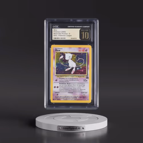 1999 Black Star Promos #9 Mew - Pokémon League (Holo) (CGC 10 PRISTINE)