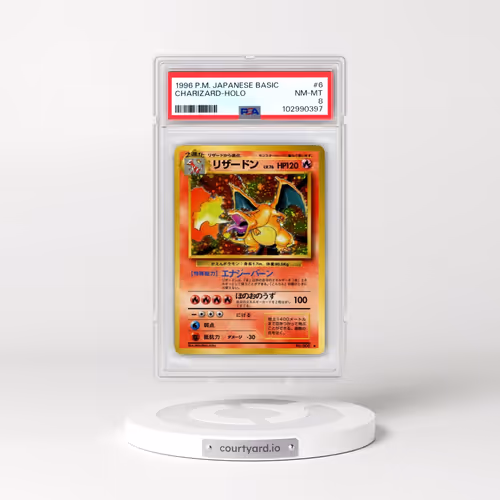 1996 Pokémon Basic #6 Charizard - Holo (PSA 8 NM-MT)