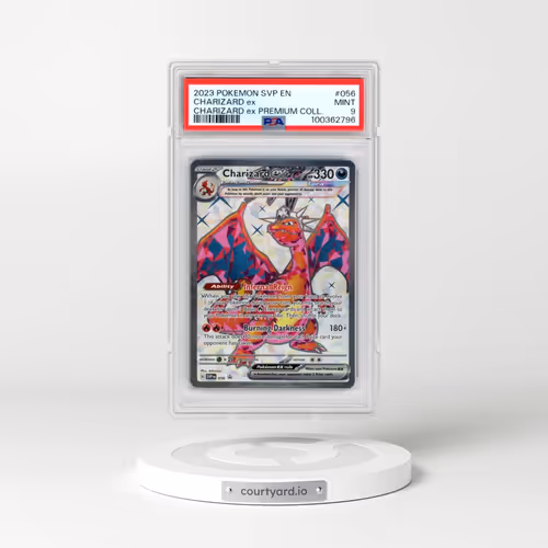2023 Pokémon Svp EN-SV Black Star Promo #056 Charizard EX - Holo Charizard EX Premium Collection (PSA 9 MINT)