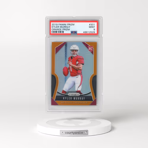 2019 Panini Prizm #301 Kyler Murray - Orange Prizm (PSA 9 MINT)
