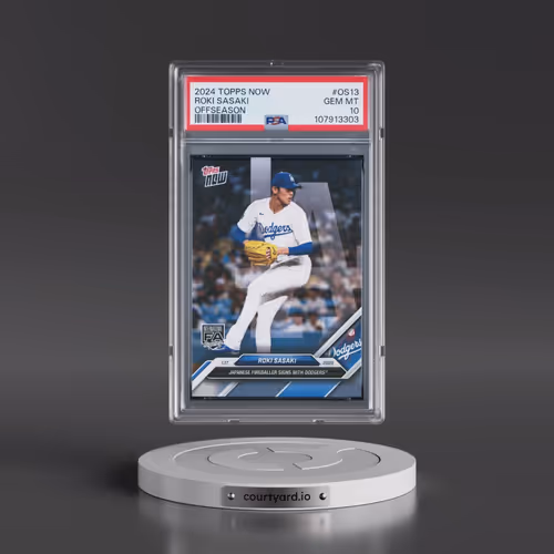 2024 Topps Now Offseason #OS13 Roki Sasaki (PSA 10 GEM MINT)