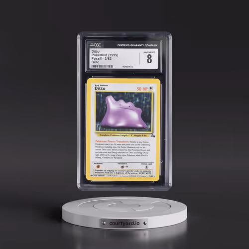 1999 Fossil #3/62 Ditto - Galaxy Star Holo (CGC 8 NM-MT)