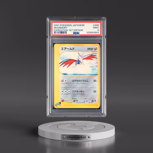 2001 Pokémon Expedition #096 Skarmory - 1st Edition (PSA 9 MINT)