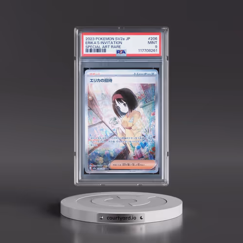 2023 Pokémon Sv2a-Pokemon 151 #206 Erika's Invitation - Special Art Rare (PSA 9 MINT)