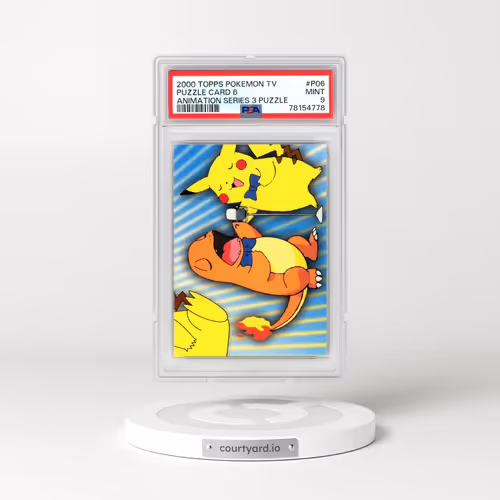 2000 Topps Pokémon TV Animation Series 3 Puzzle #P06 Puzzle Card 6 (PSA 9 MINT)