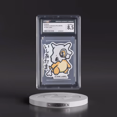 2019 Pokémon Stickers Pt.5 (2019 B-Side Label) - Japanese Cubone (CGC 8.5 NM-MT+)