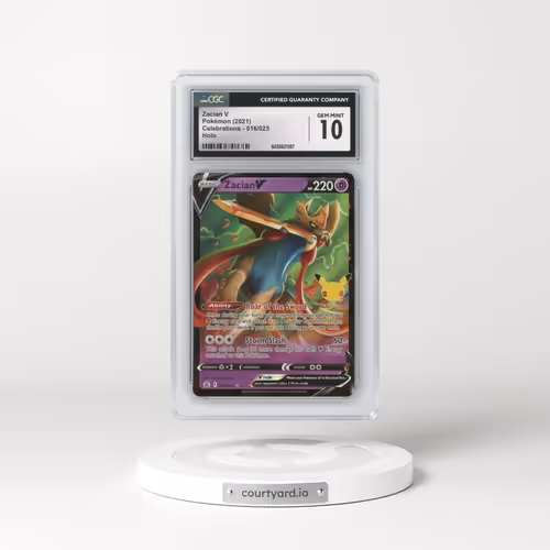 2021 Celebrations #016/025 Zacian V - Holo (CGC 10 GEM MINT)