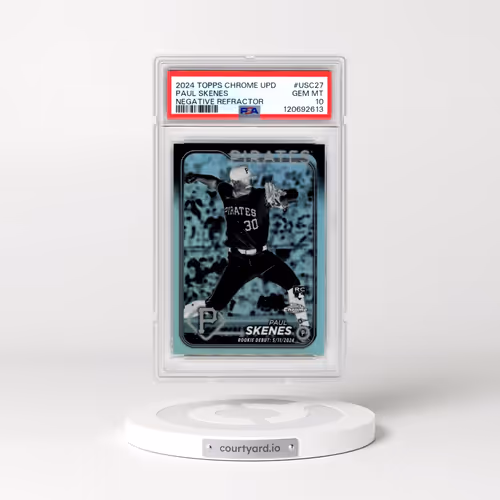 2024 Topps Chrome Update #USC27 Paul Skenes - Negative Refractor (PSA 10 GEM MINT)