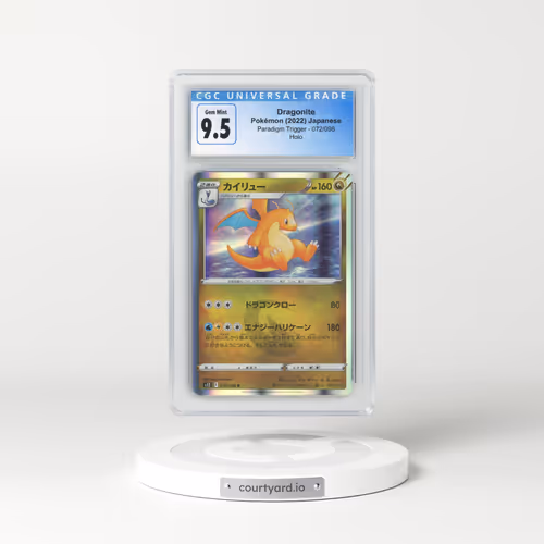 2022 Paradigm Trigger #072/098 Dragonite - Holo (CGC 10 GEM MINT)