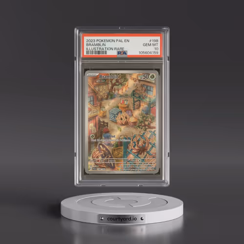 2023 Pokémon Pal EN-Paldea Evolved #198 Bramblin - Illustration Rare (PSA 10 GEM MINT)