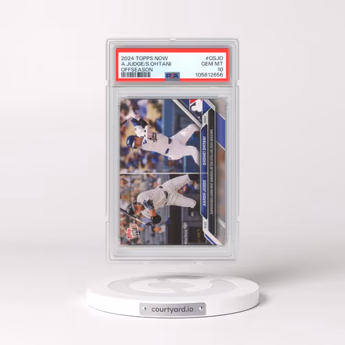 2024 Topps Now Offseason #OSJO Aaron Judge/Shohei Ohtani (PSA 10 GEM MINT)