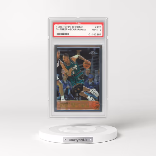 1996 Topps Chrome #128 Shareef Abdur-Rahim (PSA 9 MINT)