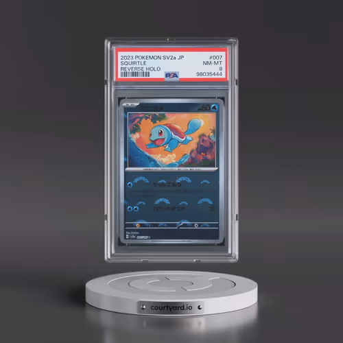 2023 Pokémon Sv2a-Pokémon 151 #007 Squirtle - Reverse Holo (PSA 8 NM-MT)