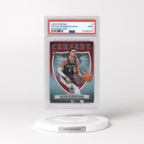 2023 Panini Phoenix Crusade #3 Victor Wembanyama - Red (PSA 9 MINT)