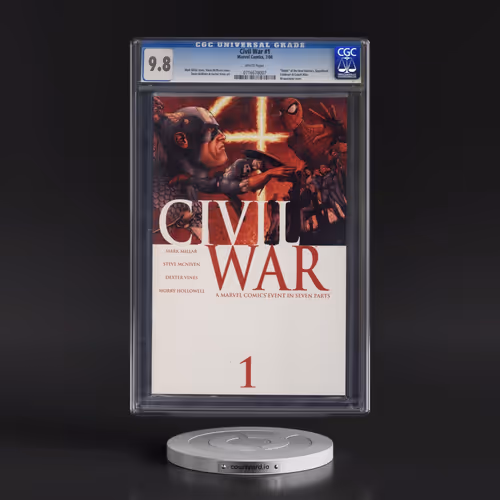 Civil War #1 CGC 9.8 White Pages (Marvel Comics, 7/06) - Universal