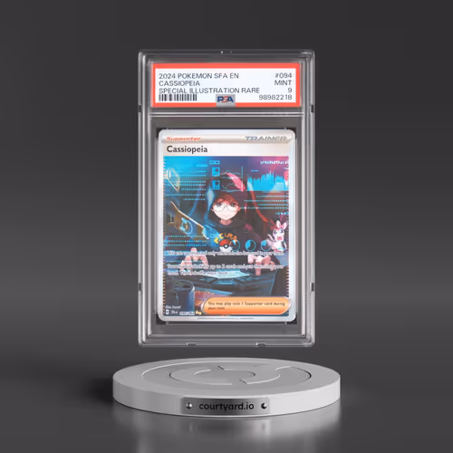 2024 Pokémon Sfa EN-Shrouded Fable #094 Cassiopeia - Special Illustration Rare (PSA 9 MINT)
