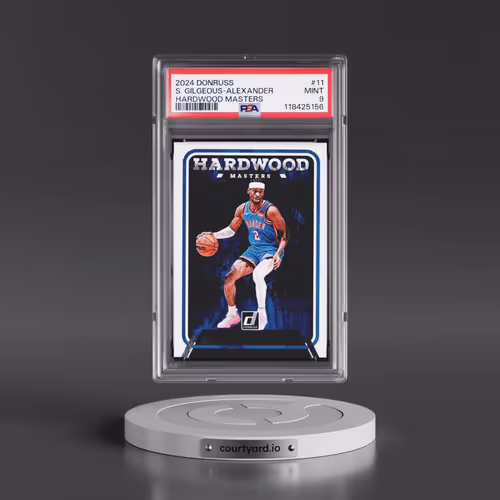 2024 Panini Donruss Hardwood Masters #11 Shai Gilgeous-Alexander (PSA 9 MINT)