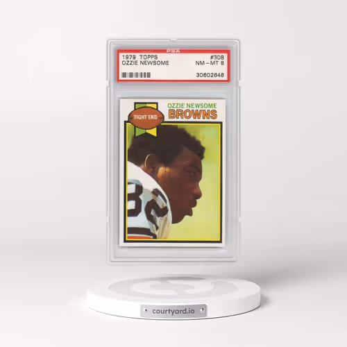 1979 Topps #308 Ozzie Newsome (PSA 8 NM-MT)