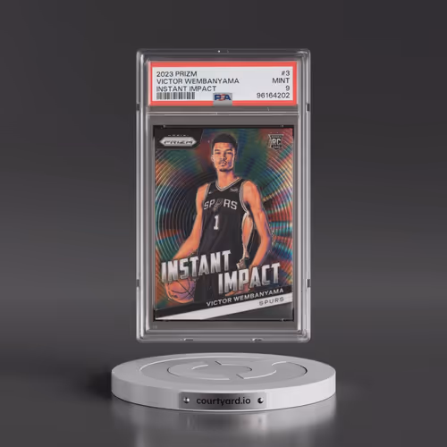 2023 Panini Prizm Instant Impact #3 Victor Wembanyama (PSA 9 MINT)