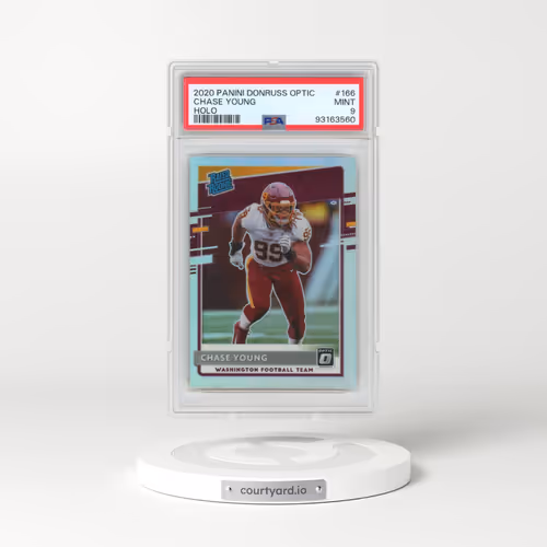 2020 Panini Donruss Optic #166 Chase Young - Holo (PSA 9 MINT)