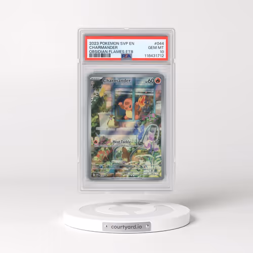 2023 Pokémon Svp EN-SV Black Star Promo #044 Charmander - Obsidian Flames Elite Trainer Box (PSA 10