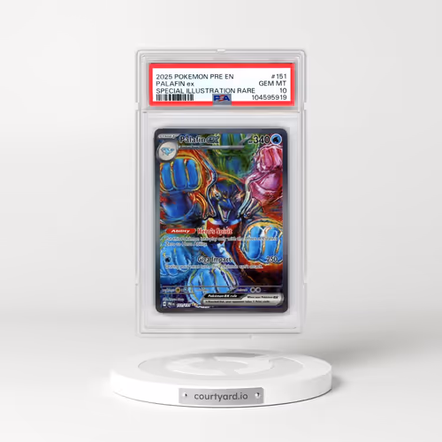 2025 Pokémon Pre EN-Prismatic Evolutions #151 Palafin EX - Holo Special Illustration Rare (PSA 10 GEM MINT)