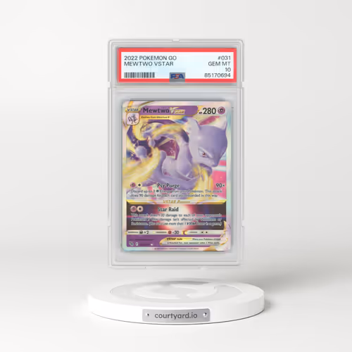 2022 Pokémon GO #031 Mewtwo VSTAR - Holo (PSA 10 GEM MINT)