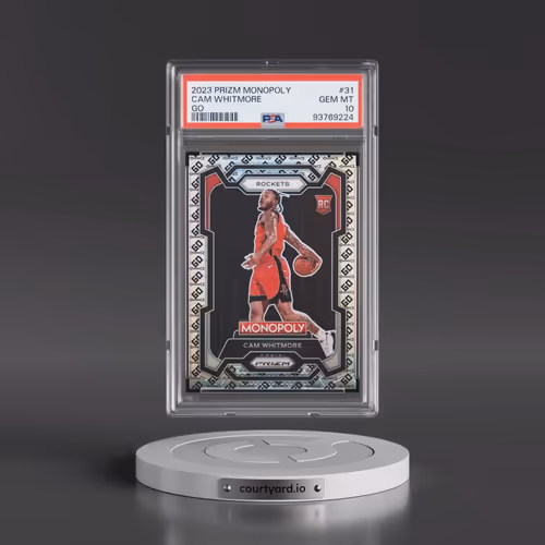 2023 Panini Prizm Monopoly #31 Cam Whitmore - Go (PSA 10 GEM MINT)